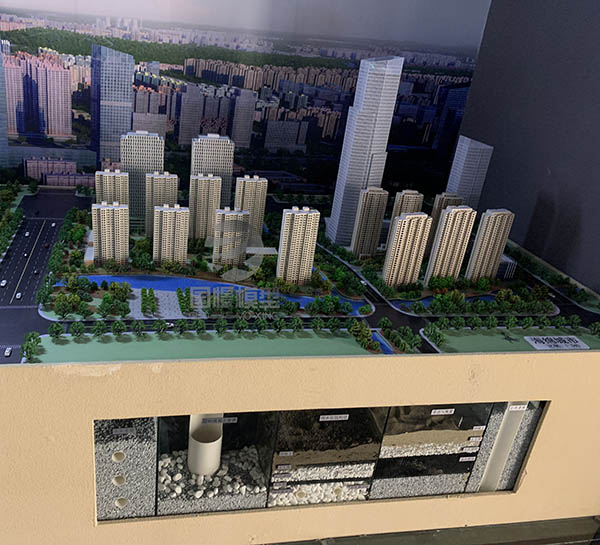 沅陵县建筑模型